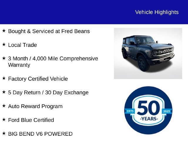 Certified 2022 Ford Bronco Big Bend AWD/4WD image 5