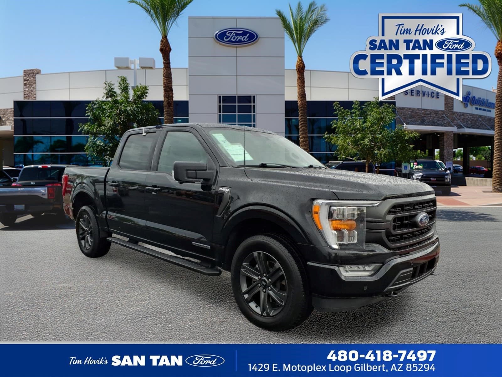 Certified 2023 Ford F150 XLT w/ Equipment Group 302A High AWD/4WD image 1