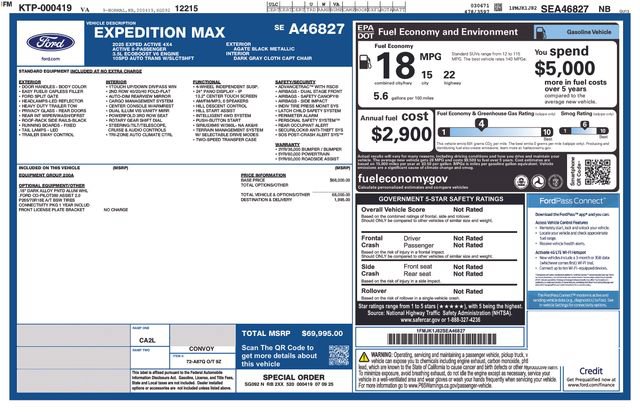 Certified 2025 Ford Expedition Max Active AWD/4WD image 5