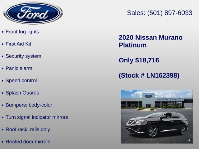 Used 2020 Nissan Murano Platinum w/ Cargo Package FWD image 35