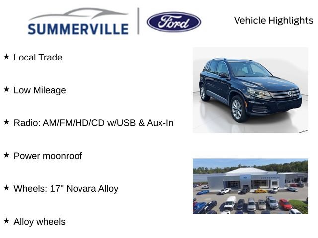 Used 2017 Volkswagen Tiguan Wolfsburg Edition AWD/4WD image 2