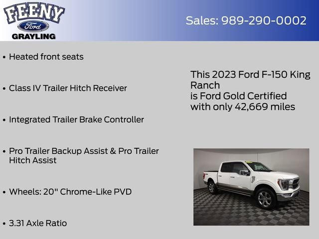 Certified 2023 Ford F150 King Ranch AWD/4WD image 28