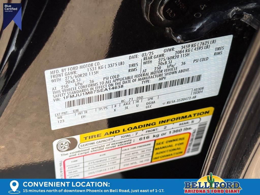 Certified 2025 Ford Expedition Platinum AWD/4WD image 31