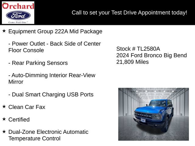 Certified 2024 Ford Bronco Big Bend AWD/4WD image 13