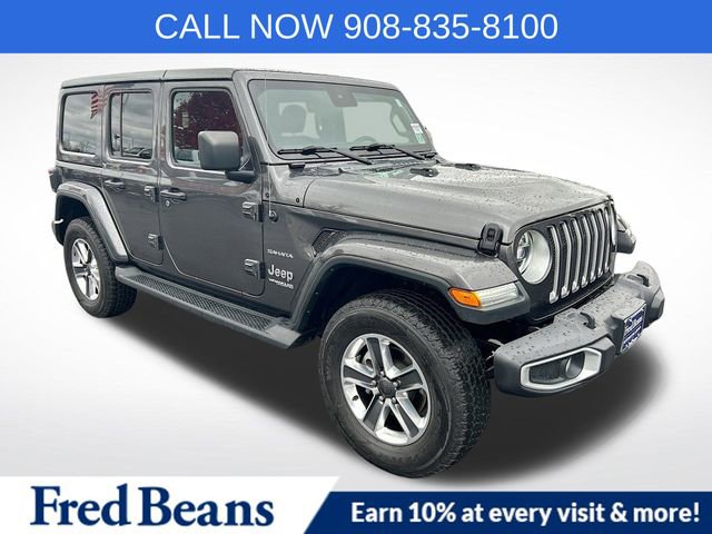 Used 2022 Jeep Wrangler Unlimited Sahara w/ LED Lighting Group image 1
