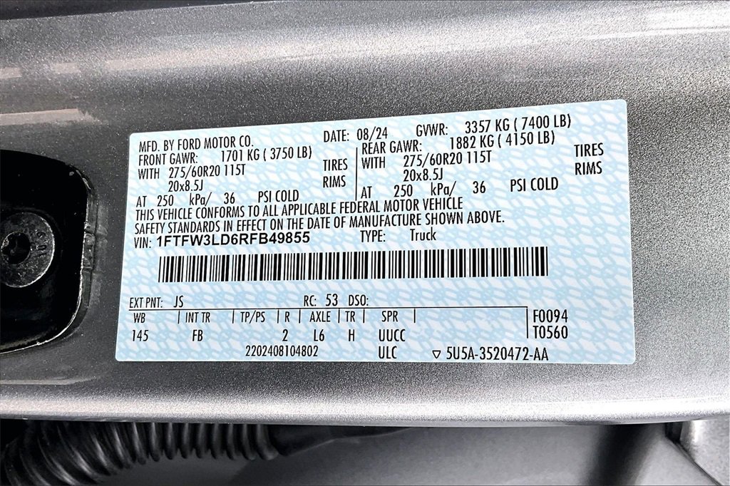 Certified 2024 Ford F150 XLT w/ Equipment Group 302A MID image 36