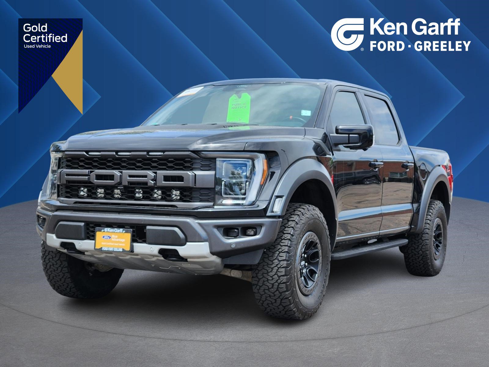 Certified 2022 Ford F150 Raptor w/ Equipment Group 801A High AWD/4WD image 1