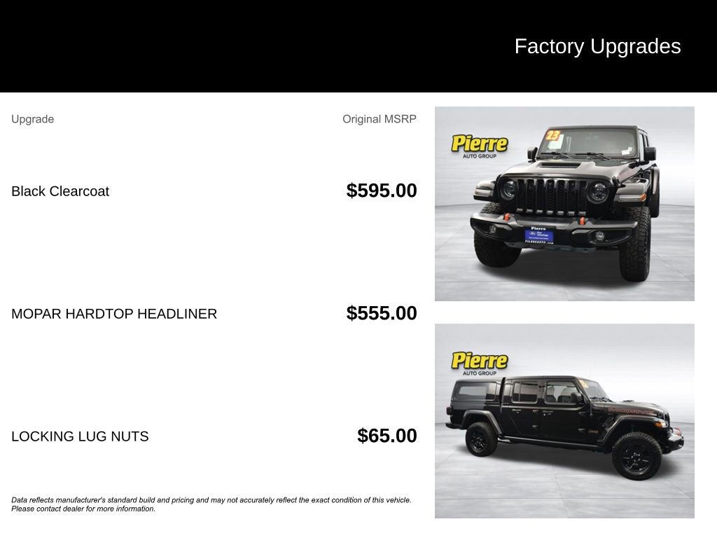 Used 2023 Jeep Gladiator Mojave w/ LED Lighting Group AWD/4WD image 14