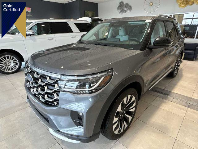 Certified 2025 Ford Explorer Platinum w/ LUX Leather Package
