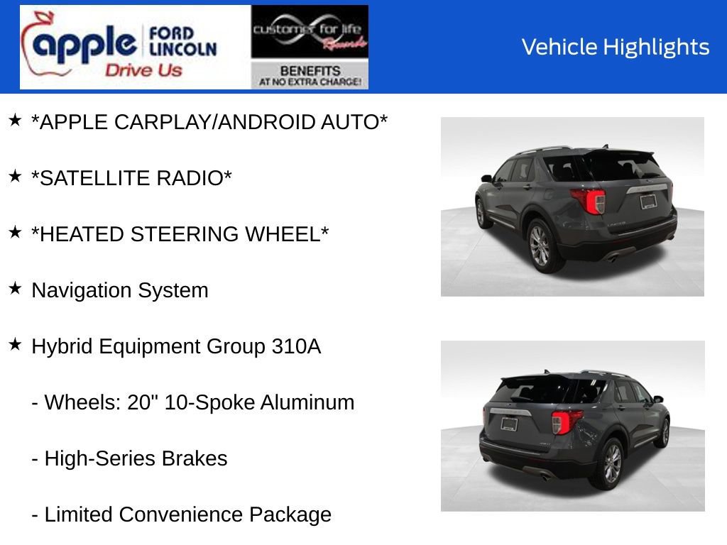 Certified 2023 Ford Explorer Limited w/ Equipment Group 301A image 13