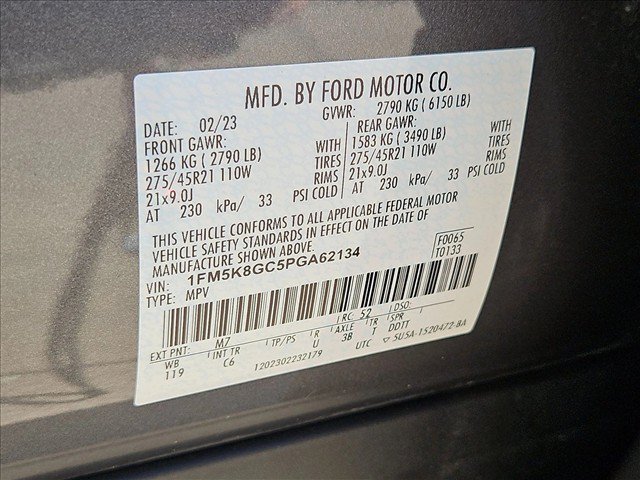 Certified 2023 Ford Explorer ST w/ Equipment Group 401A AWD/4WD image 27
