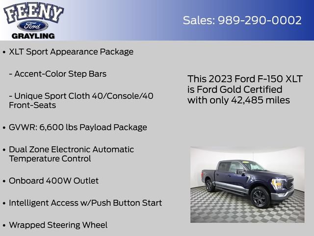 Certified 2023 Ford F150 XLT w/ Equipment Group 302A High AWD/4WD image 25