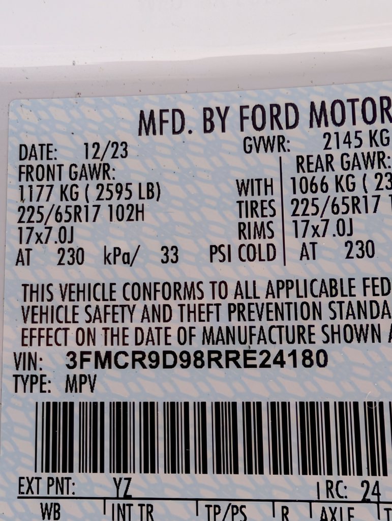 Certified 2024 Ford Bronco Sport Badlands AWD/4WD image 26