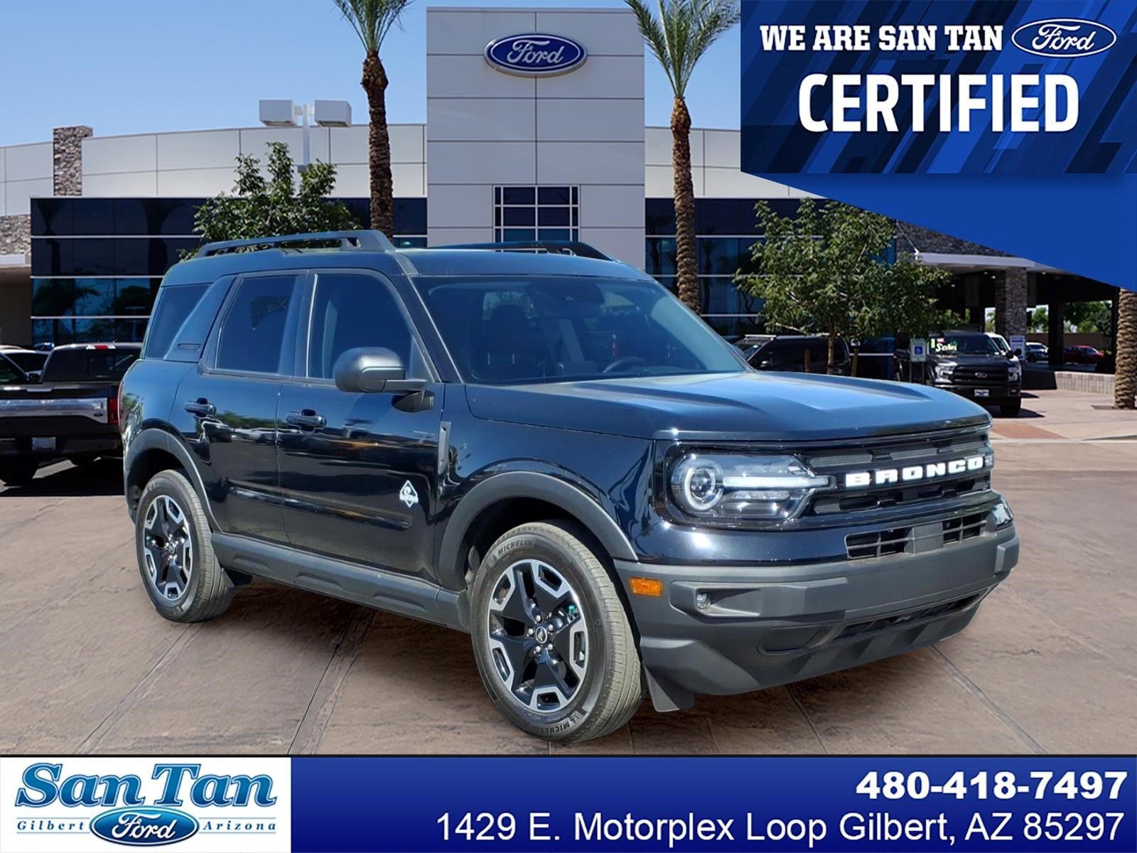 Certified 2023 Ford Bronco Sport Outer Banks w/ Tech Package AWD/4WD image 7