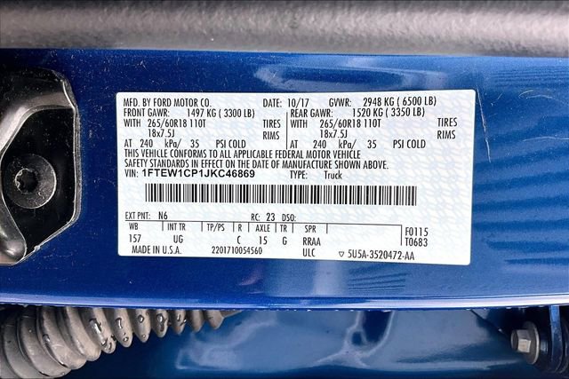 Certified 2018 Ford F150 XLT w/ Equipment Group 302A Luxury image 33