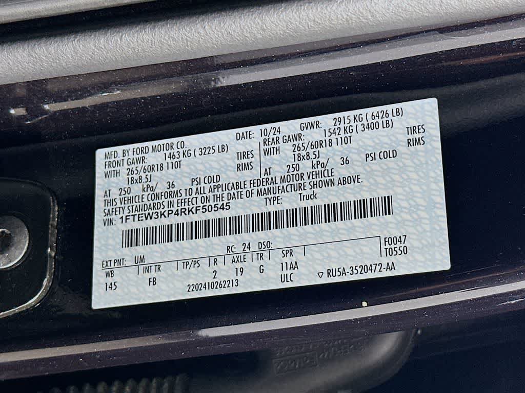 Certified 2024 Ford F150 XLT w/ Equipment Group 302A MID RWD image 23