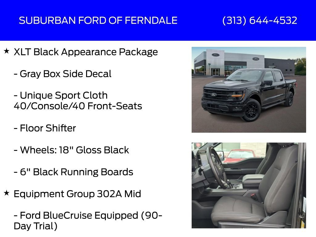 Certified 2024 Ford F150 XLT w/ Equipment Group 302A MID image 9
