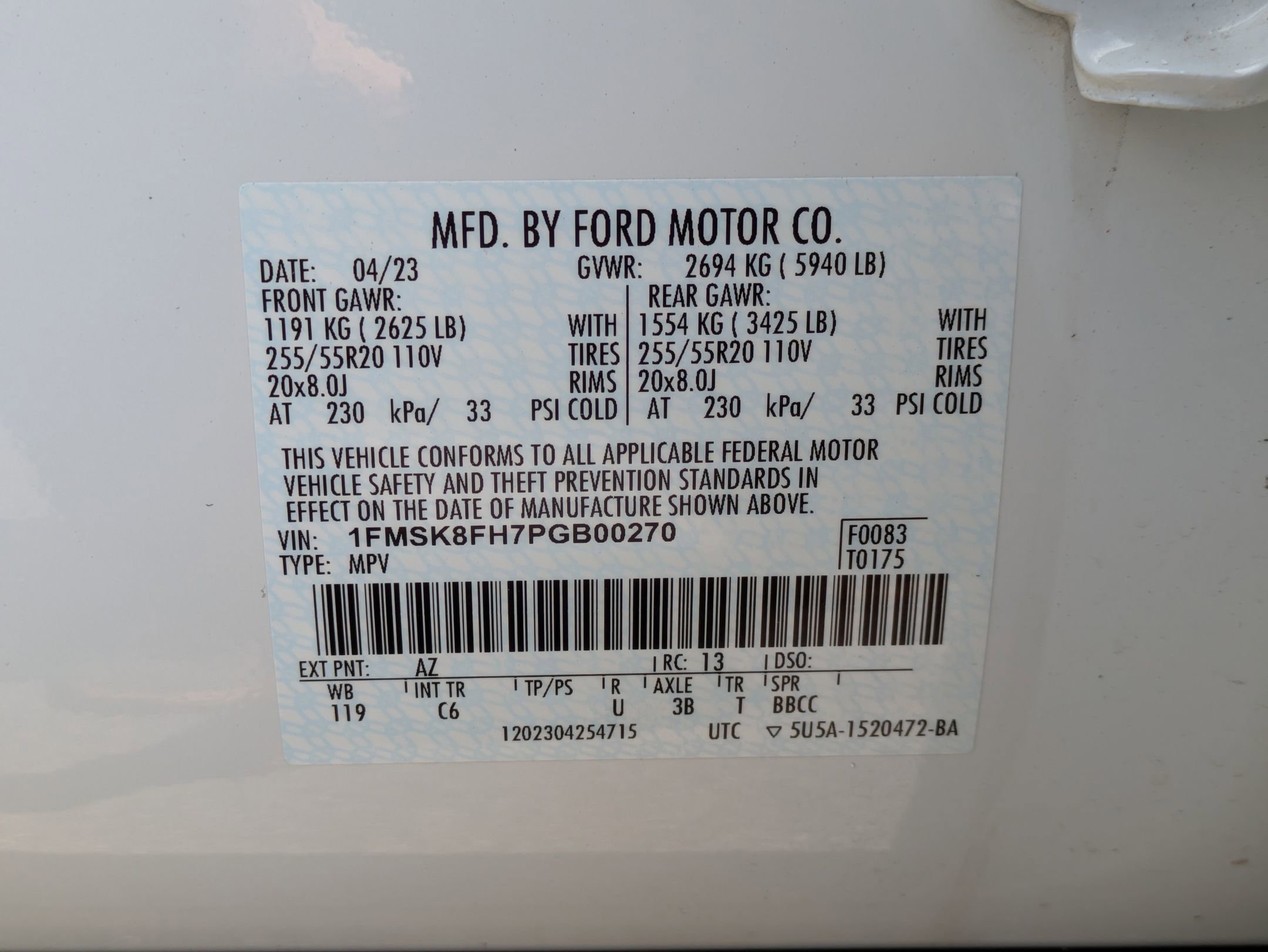 Certified 2023 Ford Explorer Limited w/ Limited Technology Package AWD/4WD image 27