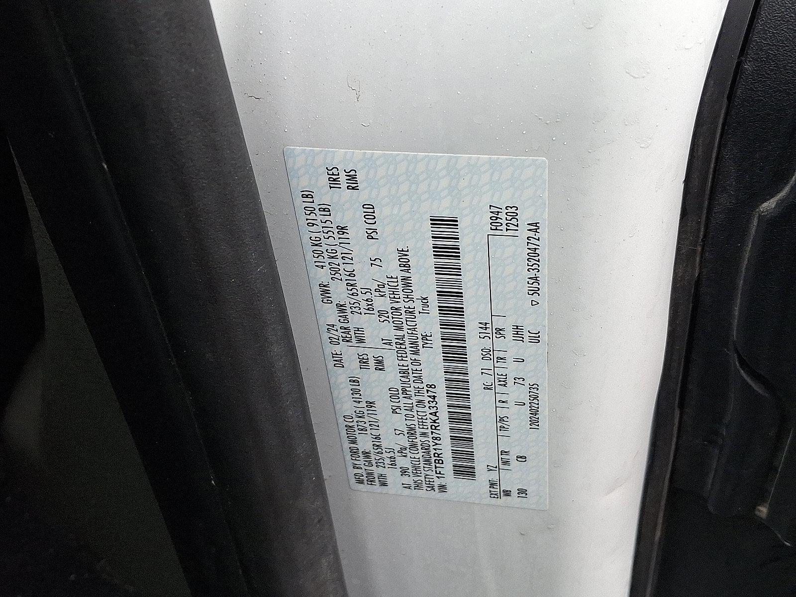 Certified 2024 Ford Transit 250 w/ Exterior Upgrade Package image 26