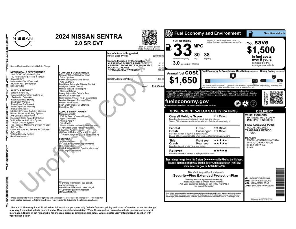 Used 2024 Nissan Sentra SR image 3