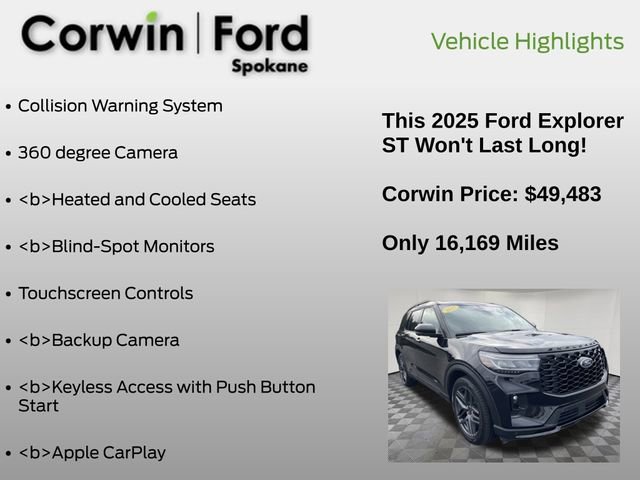 Certified 2025 Ford Explorer ST image 7