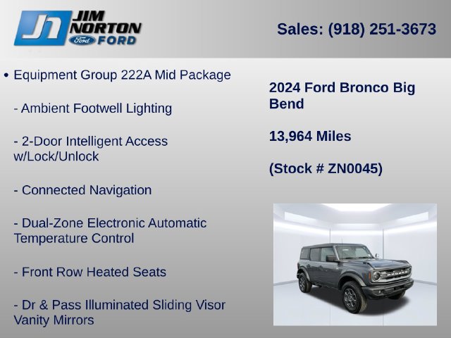 Certified 2024 Ford Bronco Big Bend AWD/4WD image 11