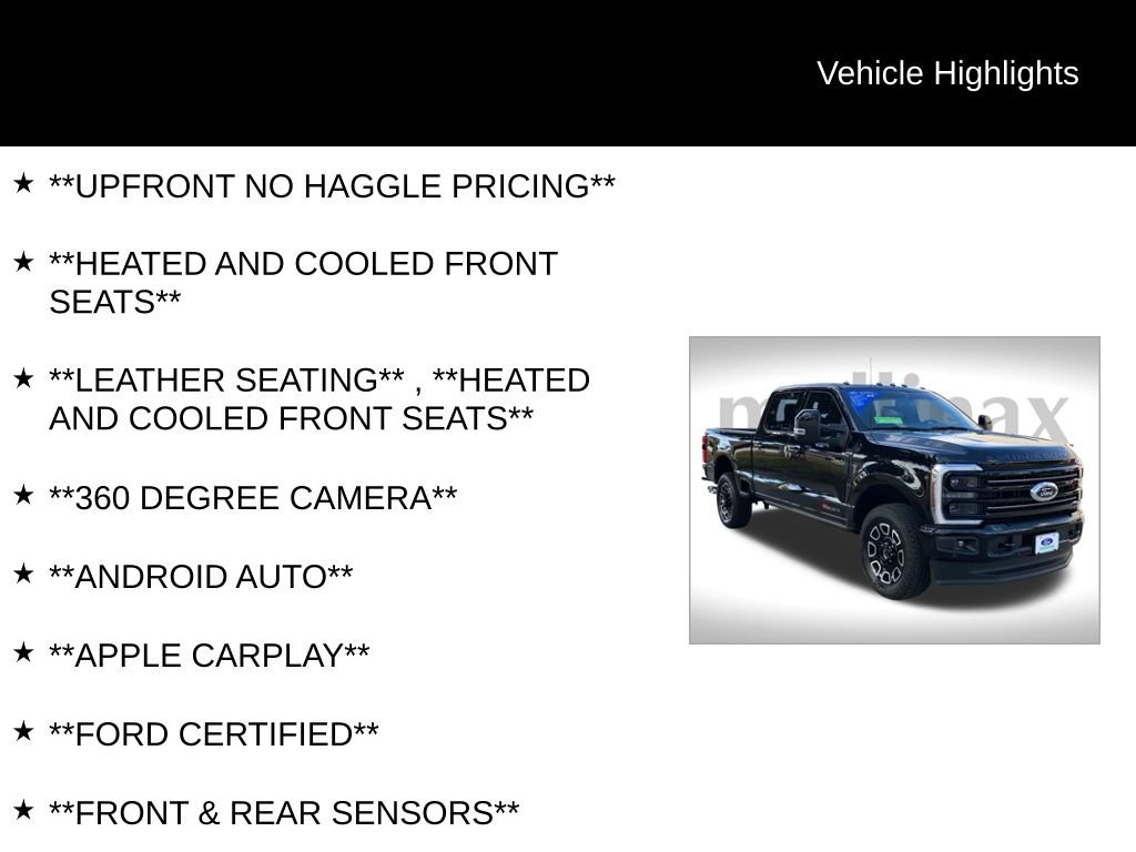 Certified 2025 Ford F350 Platinum image 12