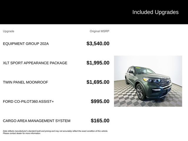 Certified 2024 Ford Explorer XLT w/ Equipment Group 202A AWD/4WD image 6