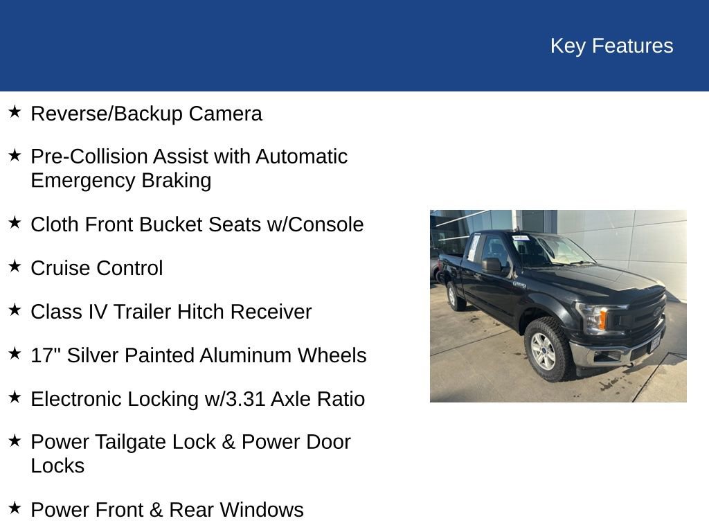 Certified 2020 Ford F150 XL w/ Equipment Group 101A Mid image 33