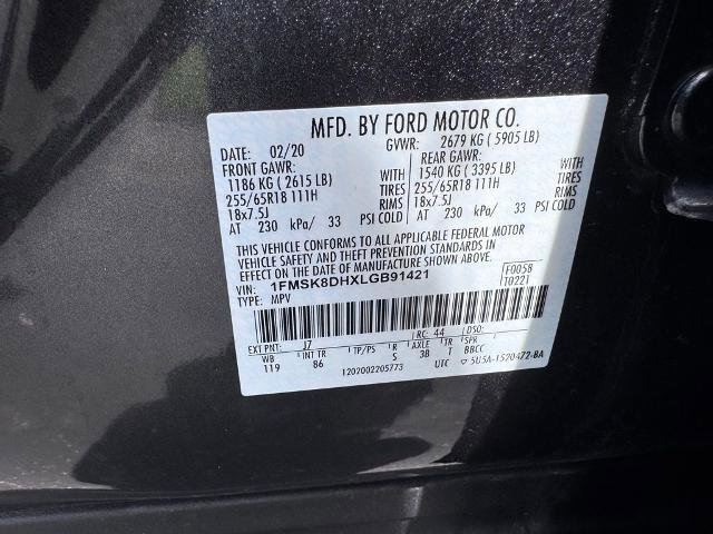 Certified 2020 Ford Explorer XLT AWD/4WD image 24