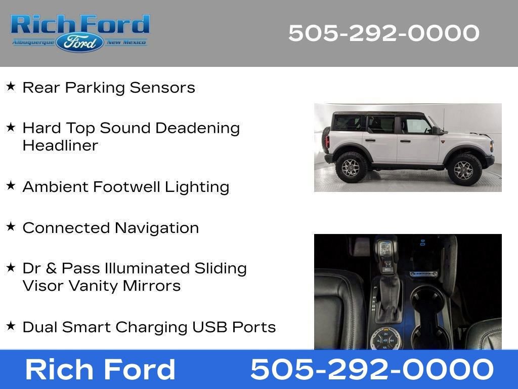 Certified 2025 Ford Bronco Badlands AWD/4WD image 87