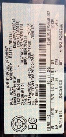 Certified 2023 Ford F150 Platinum AWD/4WD image 21