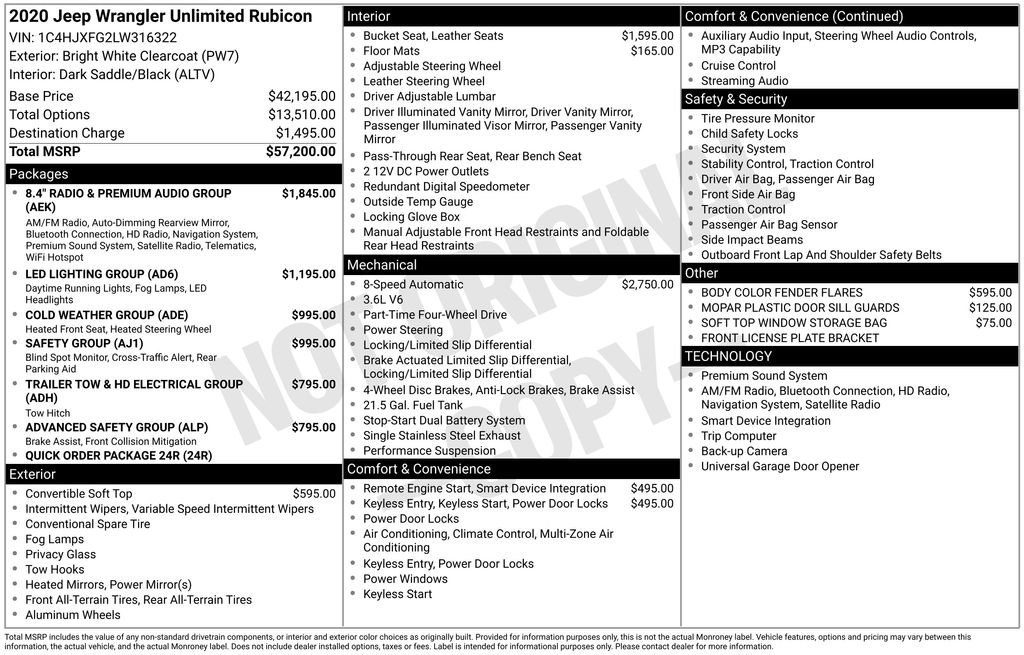 Used 2020 Jeep Wrangler Unlimited Rubicon image 32