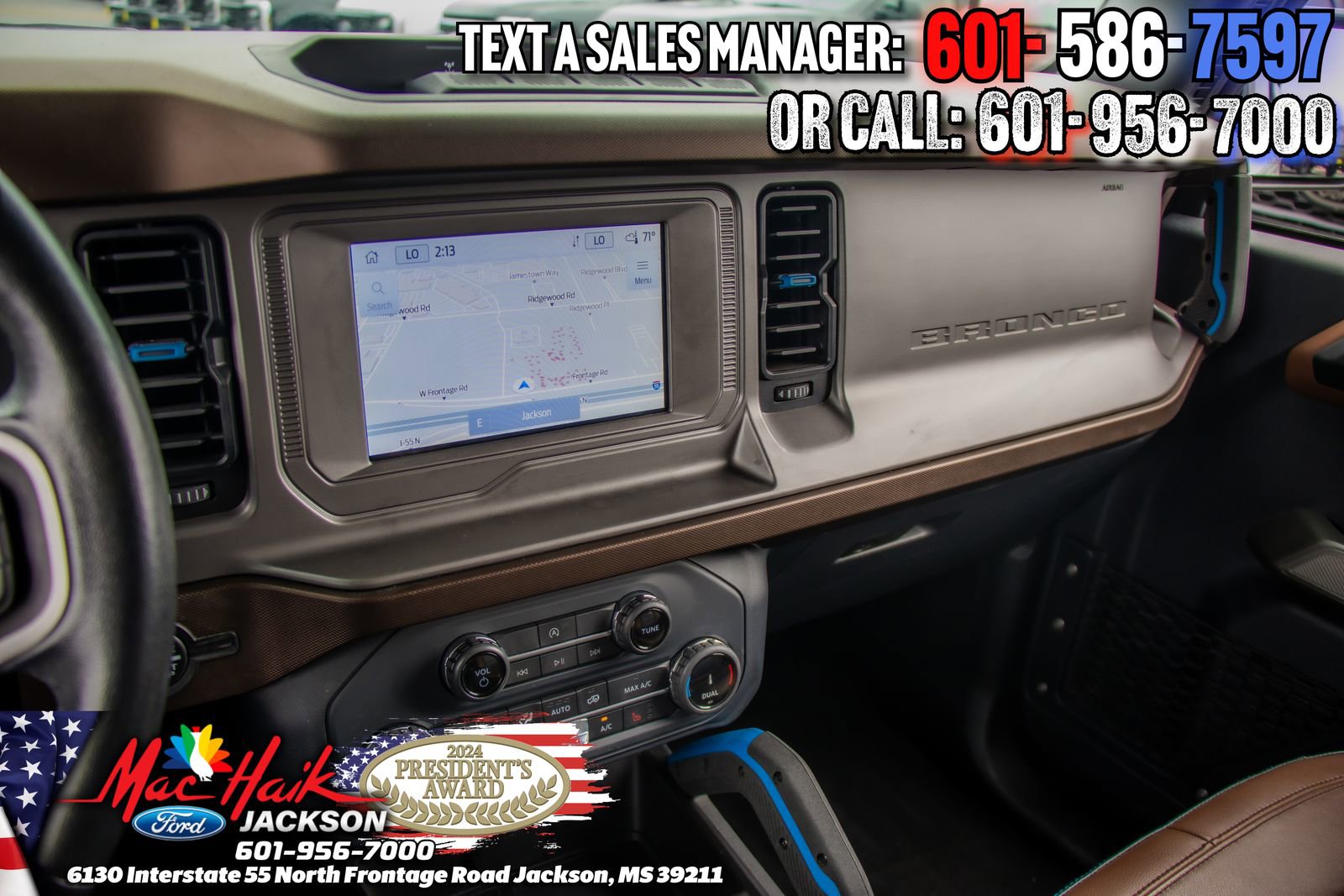 Certified 2022 Ford Bronco Outer Banks w/ Sasquatch Package AWD/4WD image 14