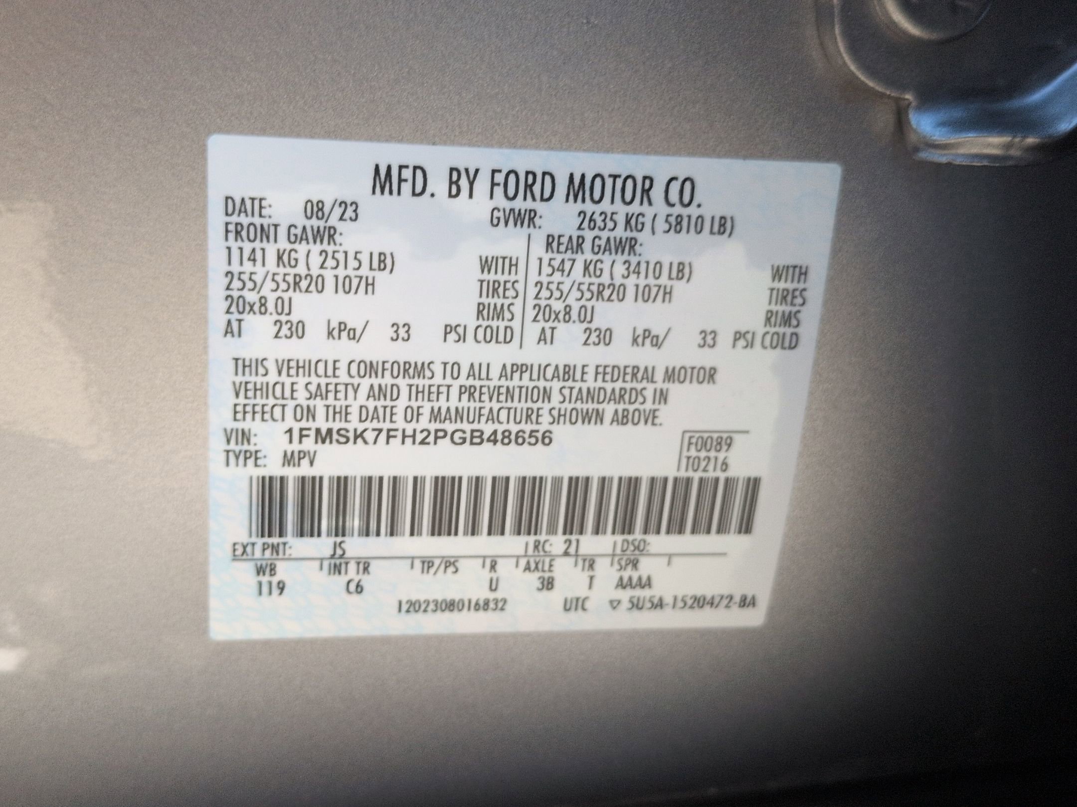 Certified 2023 Ford Explorer Limited w/ Limited Technology Package RWD image 40