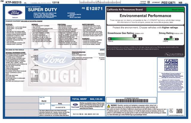 Certified 2023 Ford F250 Lariat w/ Black Appearance Package AWD/4WD image 27