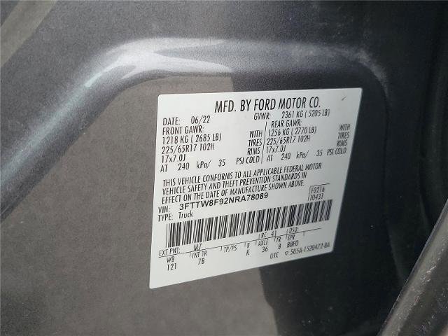 Certified 2022 Ford Maverick XLT w/ Equipment Group 300A Standard image 30