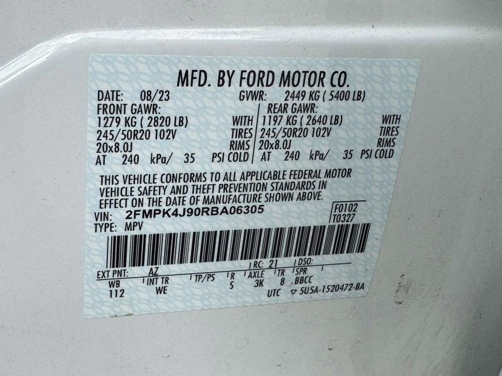 Certified 2024 Ford Edge ST-Line AWD/4WD image 26