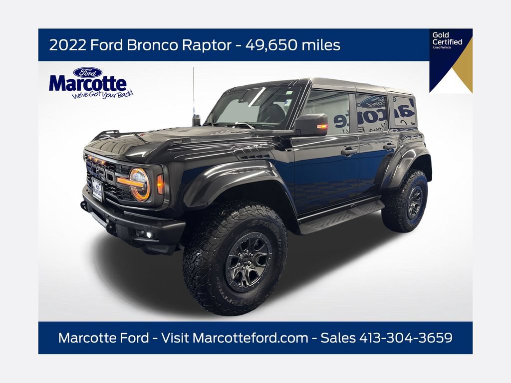 Certified 2022 Ford Bronco Raptor AWD/4WD image 1