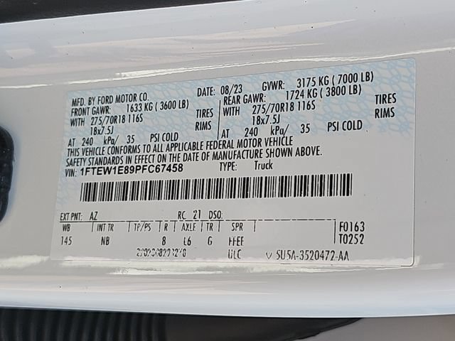 Certified 2023 Ford F150 Tremor w/ Equipment Group 402A High AWD/4WD image 38