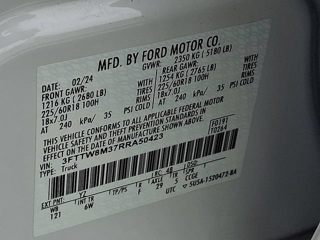 Certified 2024 Ford Maverick Lariat w/ Black Appearance Package FWD image 28