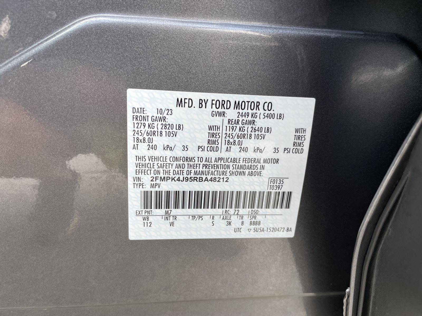 Certified 2024 Ford Edge SEL AWD/4WD image 31