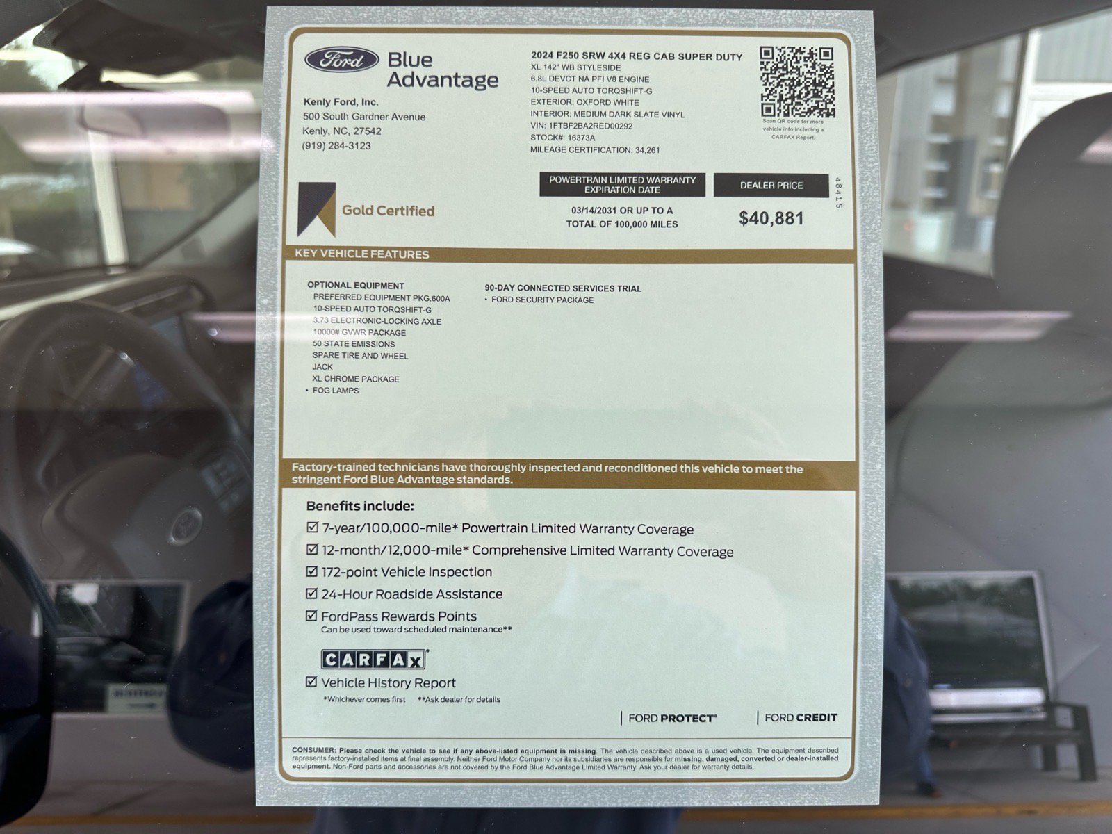 Certified 2024 Ford F250 XL w/ XL Chrome Package AWD/4WD image 4