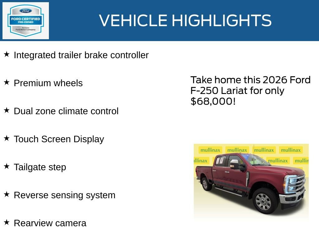 Certified 2026 Ford F250 Lariat w/ Lariat Premium Package image 24