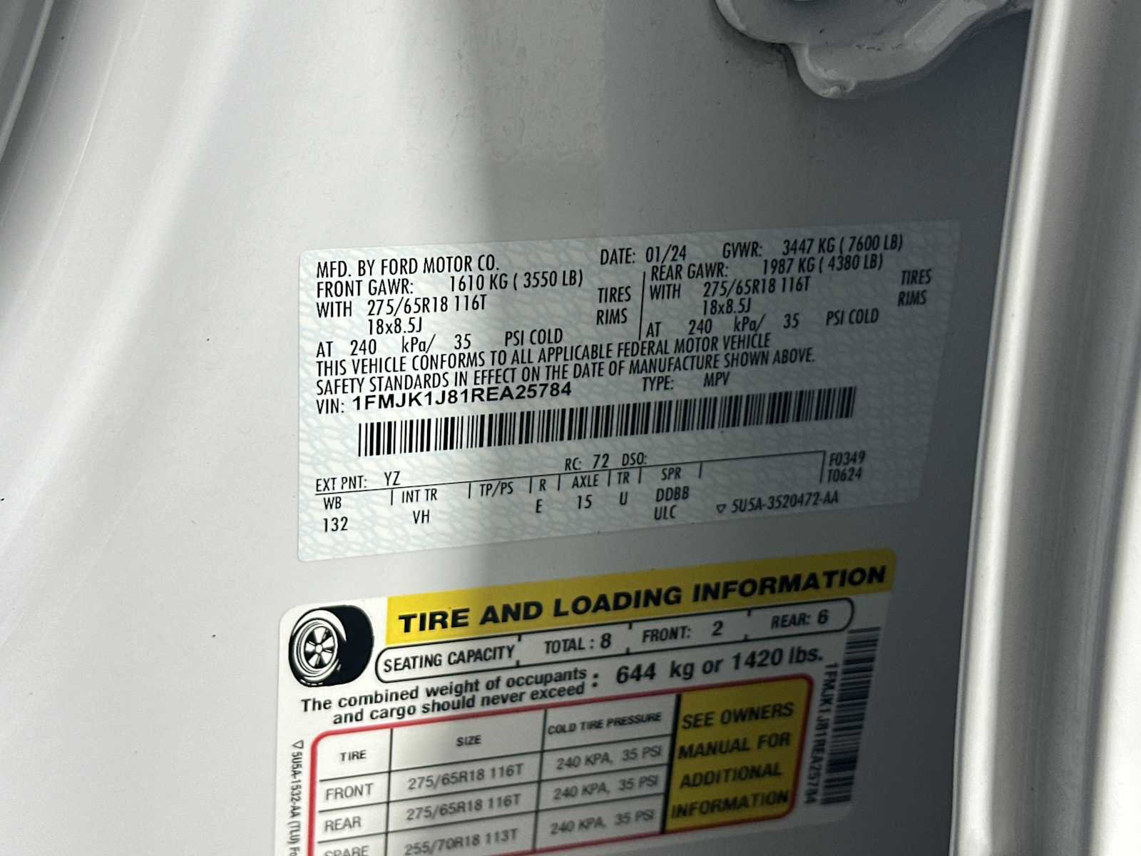 Certified 2024 Ford Expedition Max XLT image 34