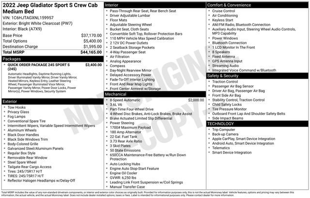 Used 2022 Jeep Gladiator Sport image 33