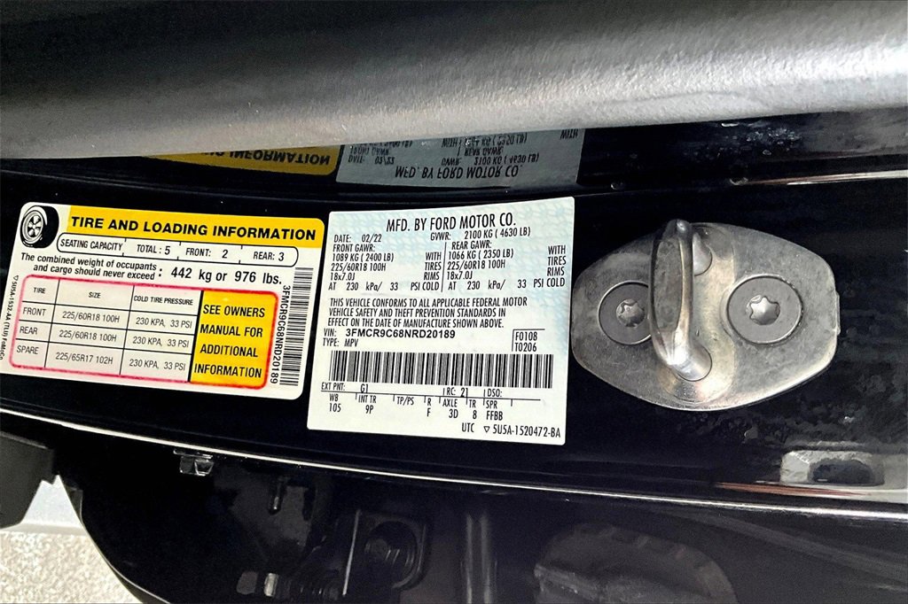 Certified 2022 Ford Bronco Sport Outer Banks w/ Tech Package image 32