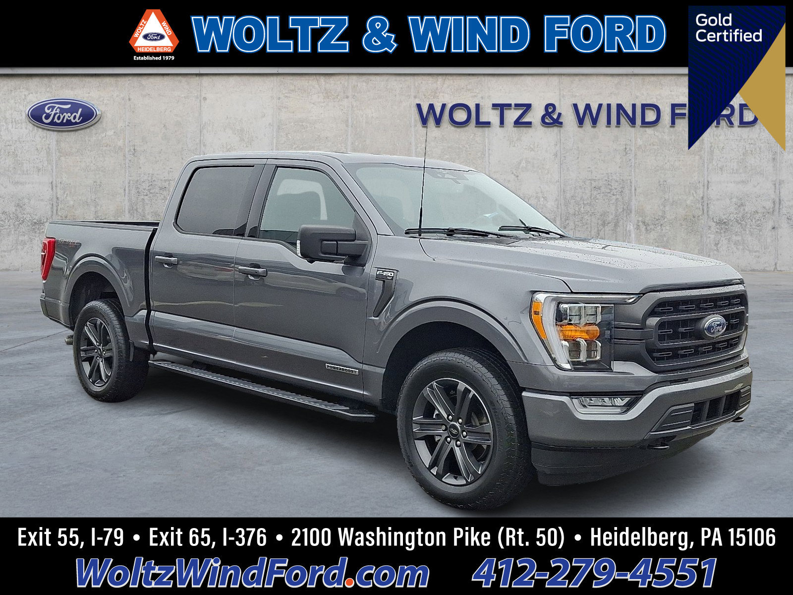 Certified 2023 Ford F150 XLT w/ Equipment Group 302A High