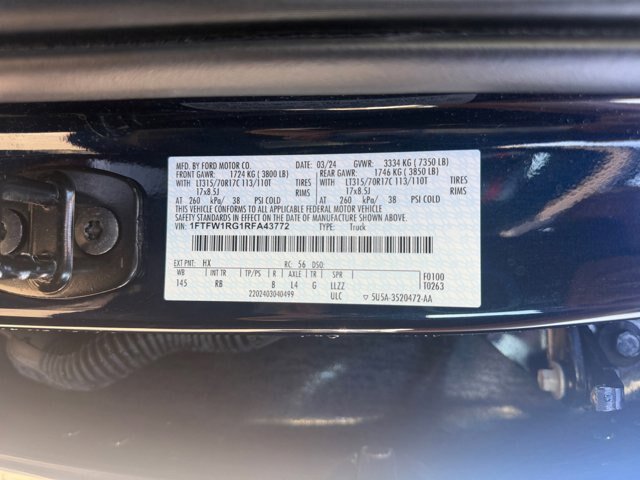 Certified 2024 Ford F150 Raptor AWD/4WD image 25