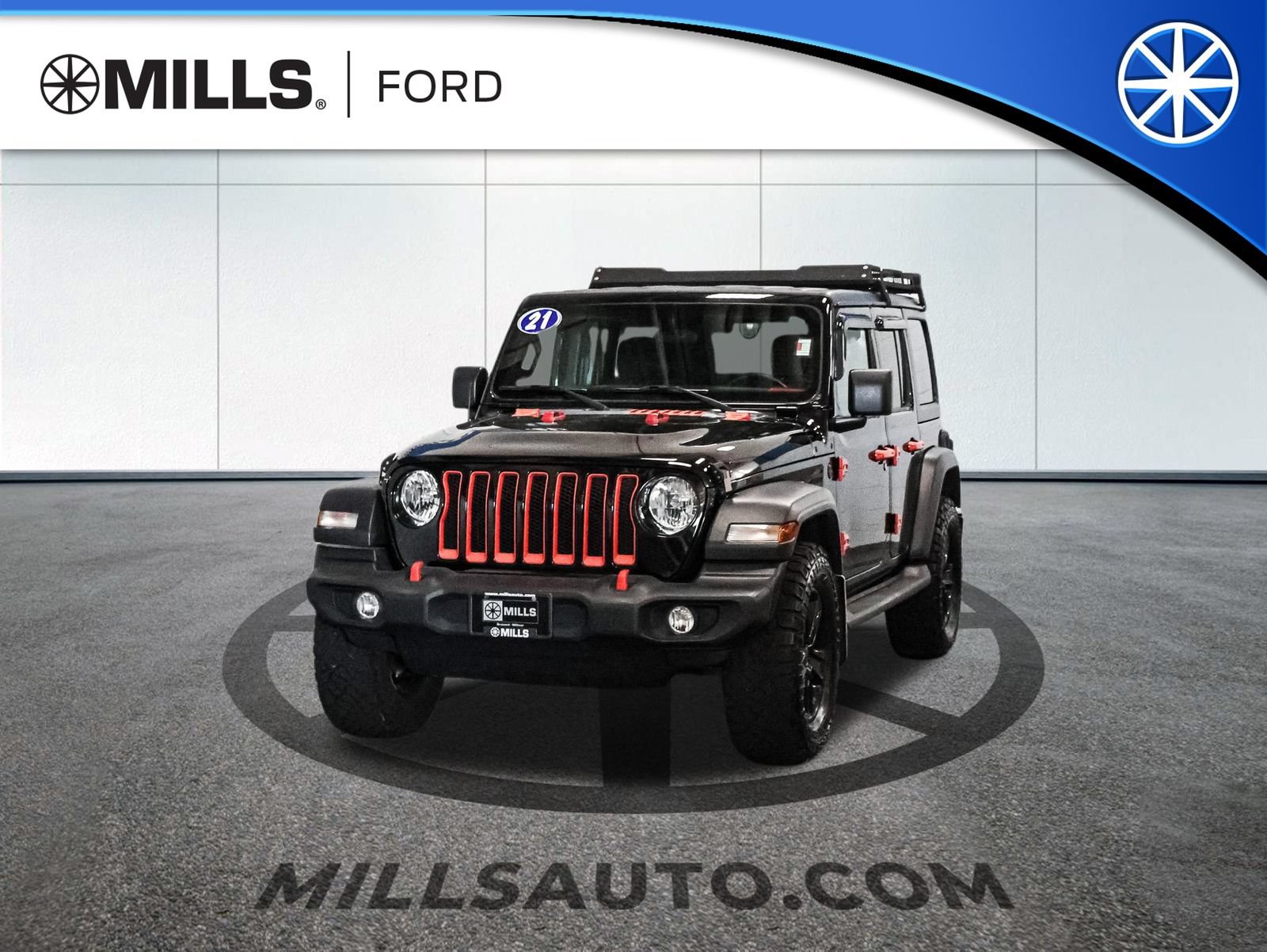 Used 2021 Jeep Wrangler Unlimited Sport AWD/4WD image 1